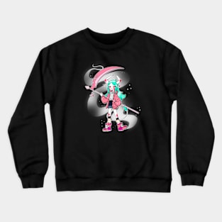 Livs Casual demon girl Crewneck Sweatshirt